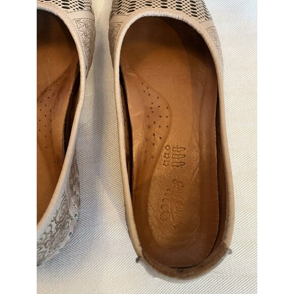 Spring Step Perforated Pink  Soft Leather Ballet Easy Comfort Flats‎ Women’s 7 - Picture 5 of 11